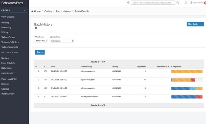 batch order processing